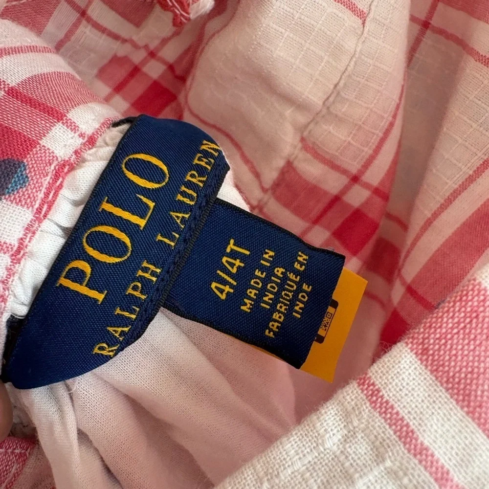 RALPH LAUREN Ecru FLORAL COTTON DOBBY DRESS